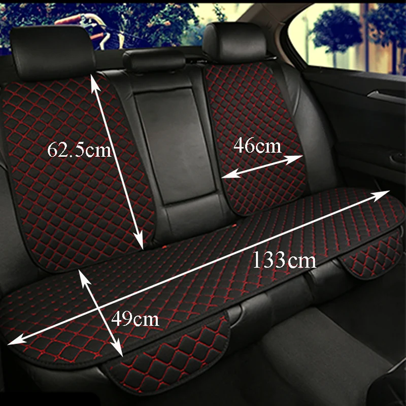 Acheter Accessoires de voiture intérieurs lin lin été housse de siège de  voiture protecteur Auto siège avant dossier coussin Protection coussin