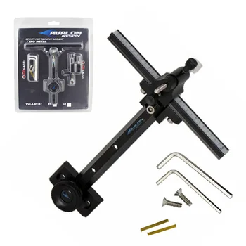 

Metal Recurve Bow Sight Aluminium Alloy Black Light-weight Tool Adjustable