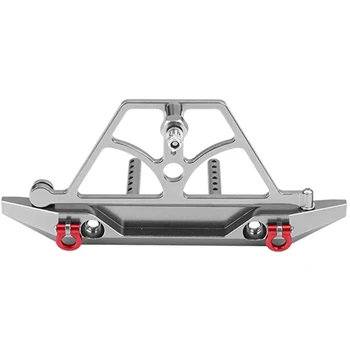 

RC Car Rear Bumper, Metal Rear Bumper with Spare Tire Carrier for SCX10 Remote Control Crawler Accessory Parts