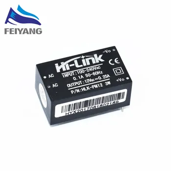 

10pcs HLK-PM12 AC-DC 220V to 12V Buck Step Down Power Supply Module Converter Intelligent Household Switch HLK-PM12 UL/CE