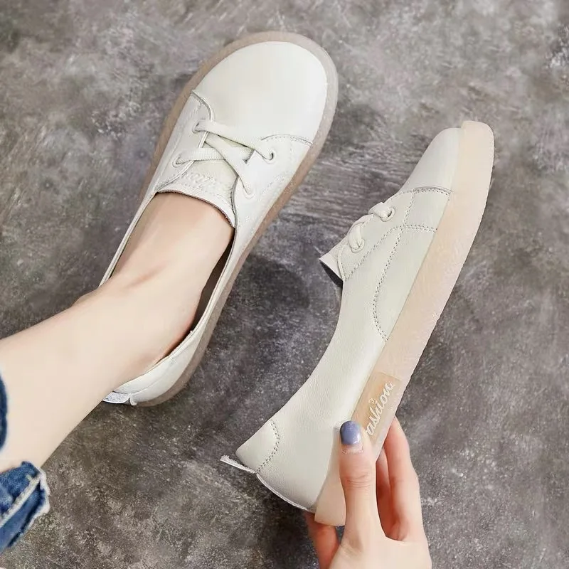 Women Flats Shoes Women Spring Soft Pregnant Woman Loafers Slip On White Sneakers Women Casual Nurse Shoes