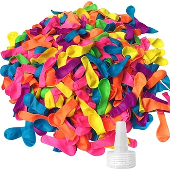 

HOT 500 Balloons with Color Easy to Tie Neck Suitable for Games and Battles in Multiple Colors