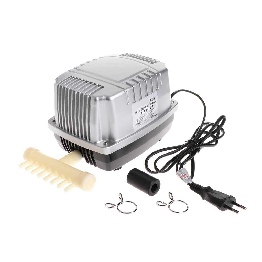 

Aquarium Fish Tank Air Pump With 8 Ways Splitter Control Valve 220-240V EU Plug