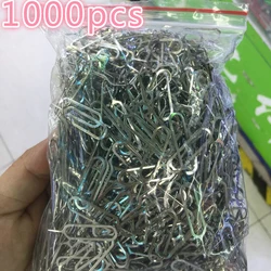 1000PCS/Lot Sim Card Tray Remover Eject Ejector Pin Key Open Tool For IPhone 4 4s 5 5s 6 6s plus xs xr max For IPad For SamSung
