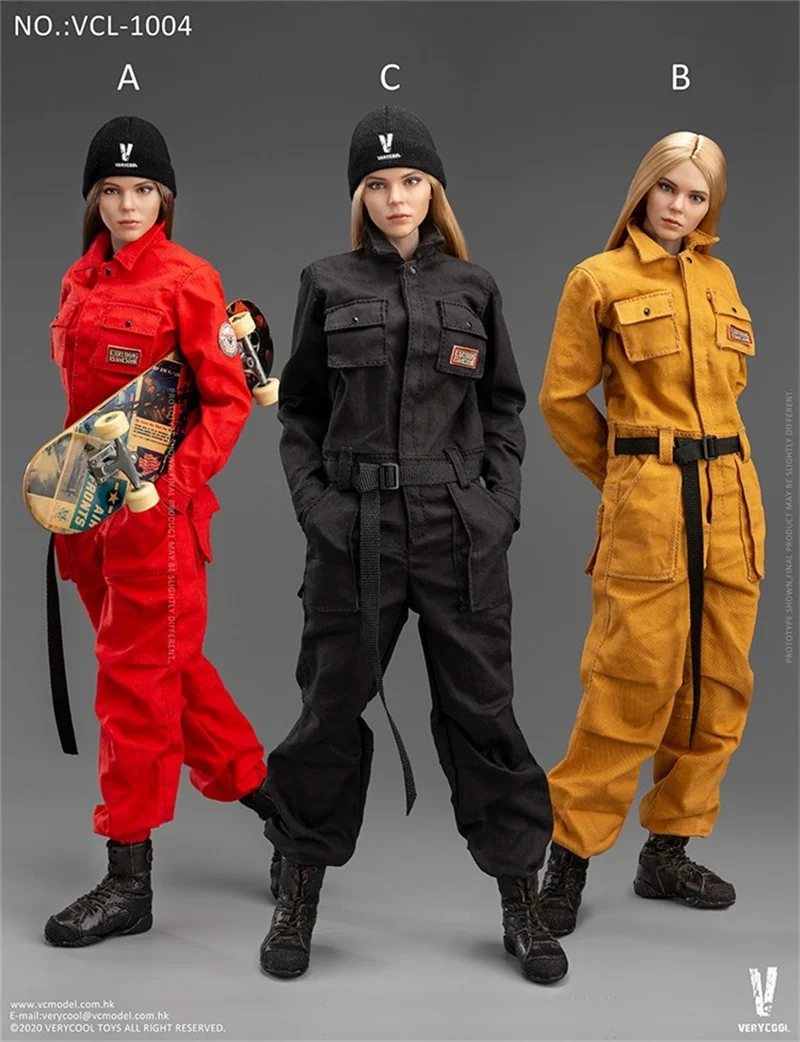 

In Stock VCL-1004 1/6 Scale Workwear Suit 3 Colors For Feamale Body Dressing Cloth For Collection
