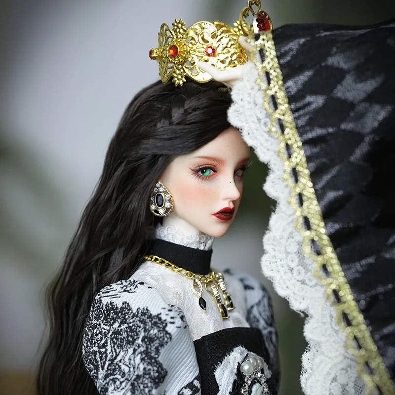 1/4 BJD Puppe 44 Cm - Weiße Kugelgelenkpuppe Mit Kleidungsset Für Sammler