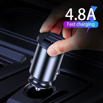 

Car 12V Dual USB Charger 3.1A Fast Charging For Iphone Samsung Huawei Mini USB Auto Charging Car-Charger Accessories