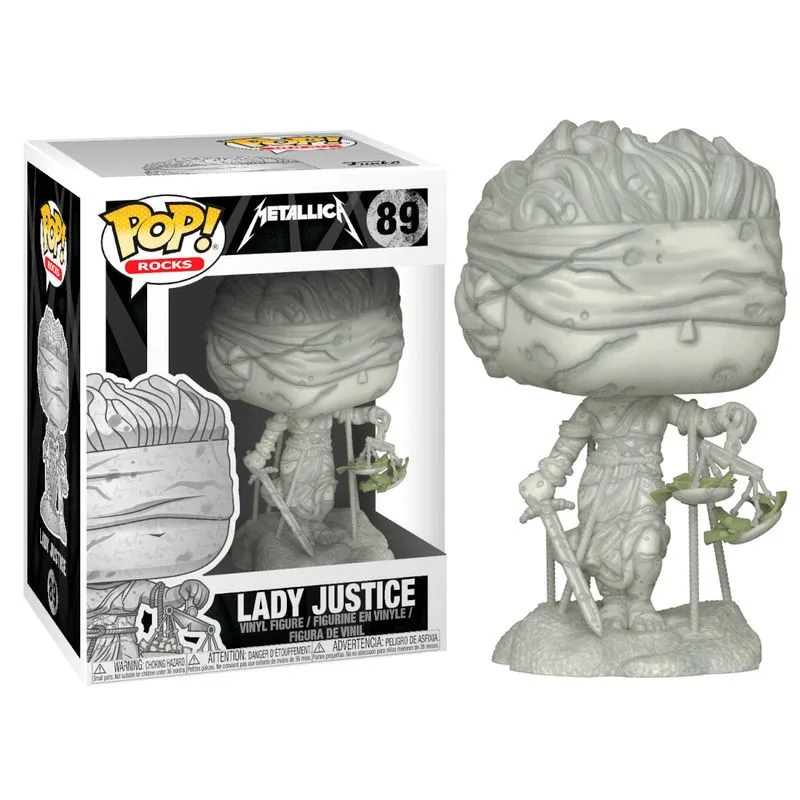 FUNKO POP Rocks Metallica леди справедливость 89 # виниловые фигурки украшения игрушки