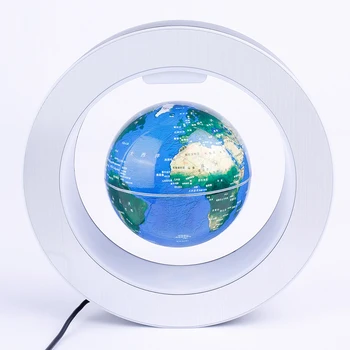 

Magnetic Levitation Floating Rotation 4/ 6 inch Globe 7 color changing free customized your logo Children or business gift