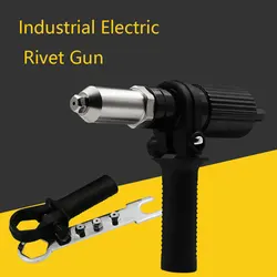 Pistolet de rivetage électrique, pour perceuse sans fil, pistolet à Riveter avec poignée, pistolet à ongles en aluminium, Rivets 