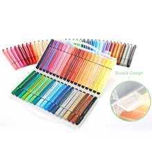 12/18/24/36/48 Цвета художественный маркер ручка для рисования набор Цвета картина написанная акварелью ручки безопасные нетоксичные вареного Джинса» в стиле «граффити» кисть