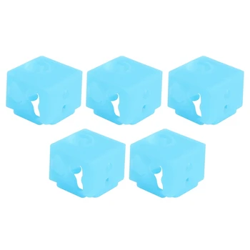 

3D Printer Part XCR-NV6 Heated Block Silicone Sock V6 Hot End Nozzle Heat Preservation of Socks for E3D V6 (5PCS)