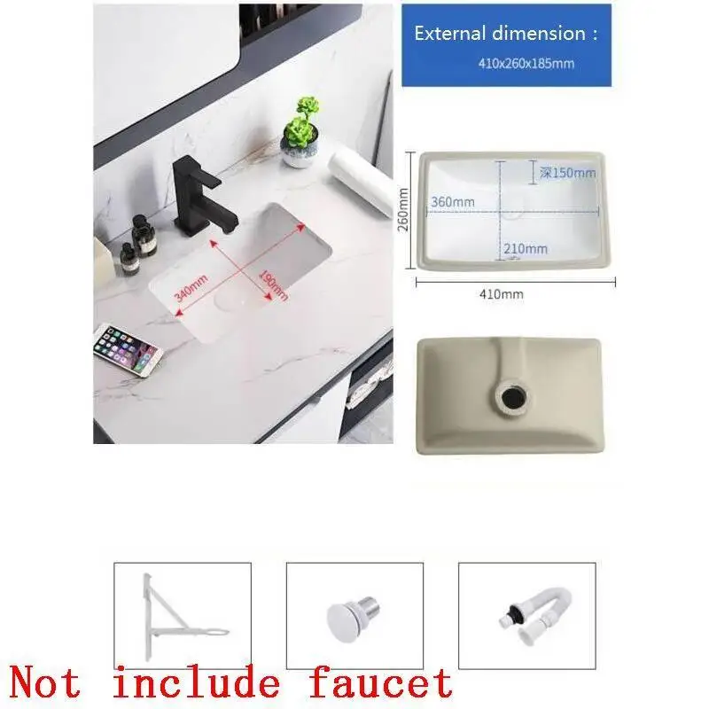 Version C Чаша Lavandino Bagno Sobre Encimera Пиа сосуд Evier De Mano ванная комната туалетный столик wastatel раковина Lavabo Куба Banheiro умывальник - Цвет: Version C