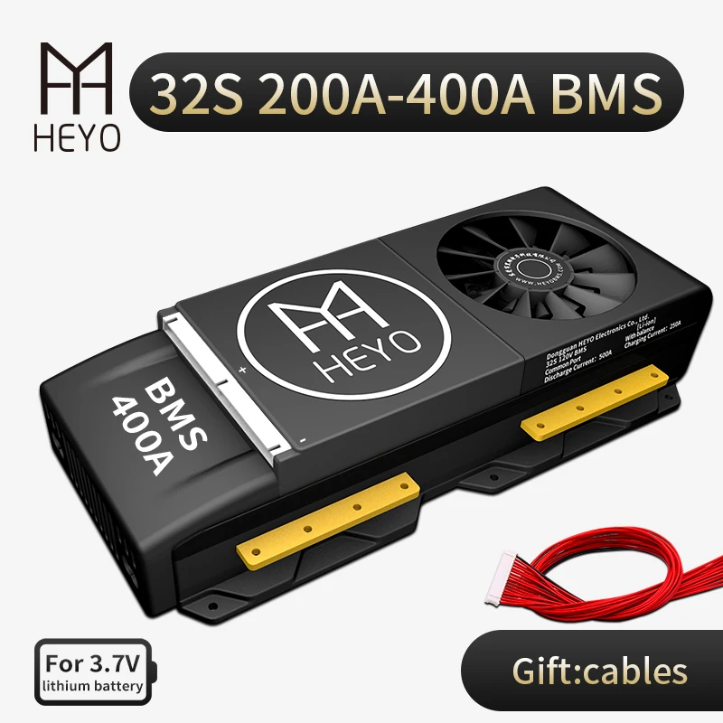 HEYO 3 7 V Li Ion 32S 120V 200A 400A 18650 NMC PCM защита литиевого аккумулятора BMS PCBA с малым