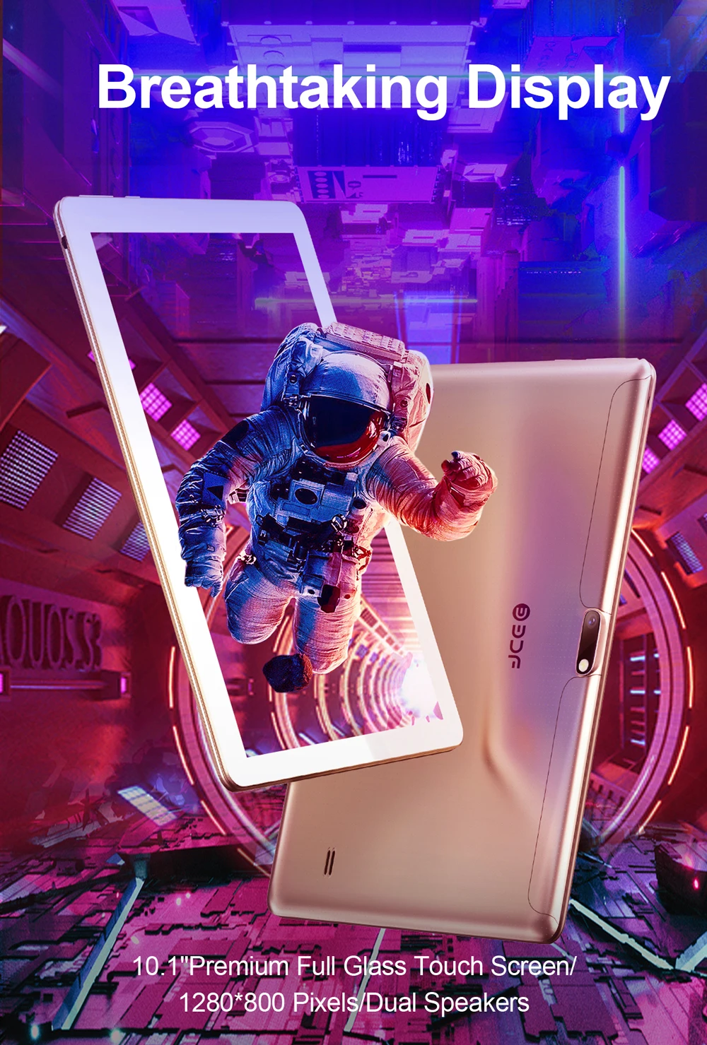 10.1 Inch Android 9.0 Tablet PC - Octa Core, Google Play, Bluetooth, WiFi, 3G Phone Call, 4GB RAM, 64GB ROM Description Image.This Product Can Be Found With The Tag Names Computer Office, Tablet pc, Tablets