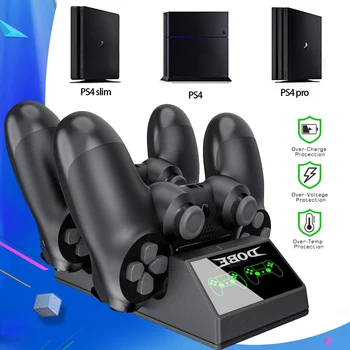 

PS4/Pro/Slim Controller Charger Gamepad USB Fast Charging Dock Station for Play Station 4 Games Joystick PS 4 Accessories