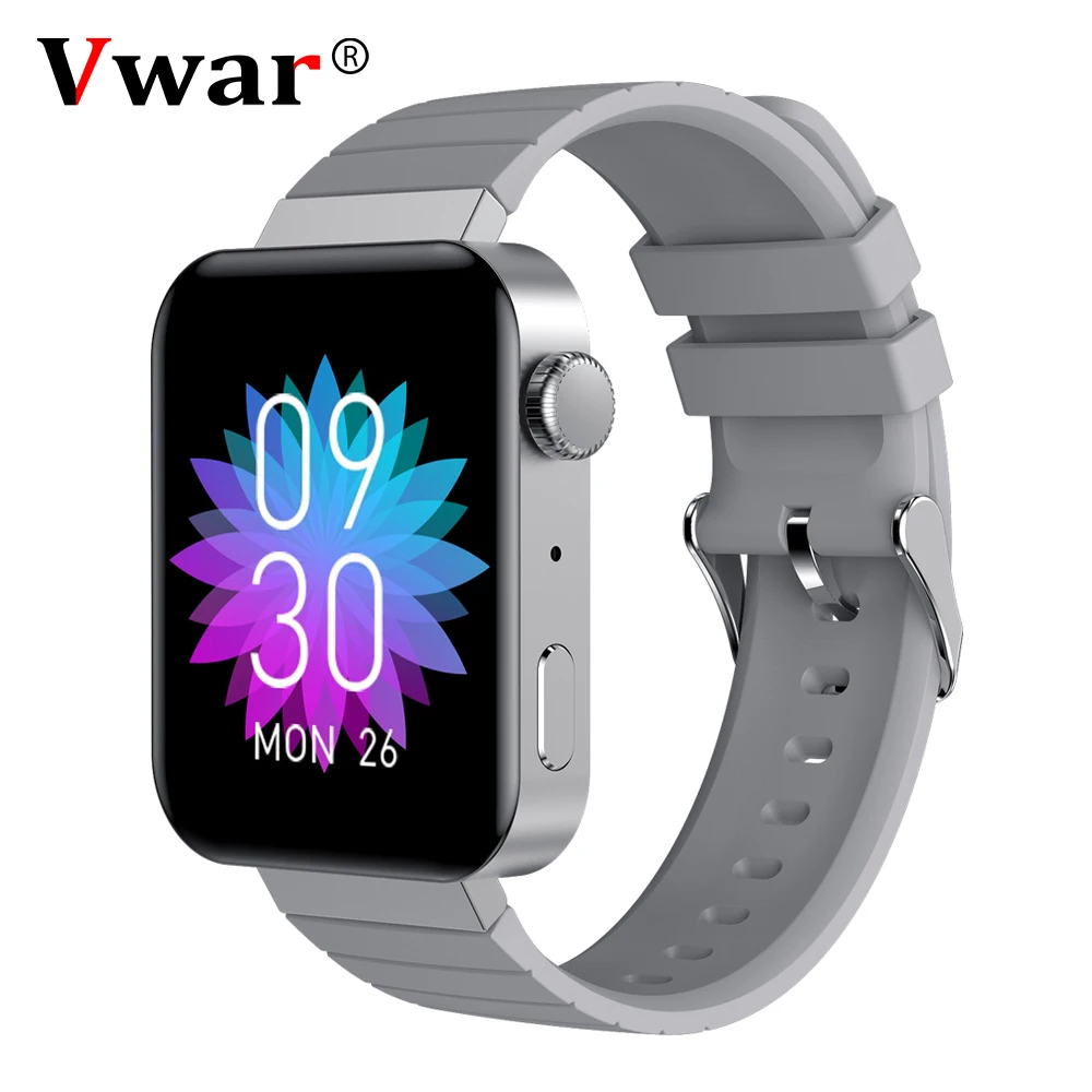 Умные часы Vwar M1 1 75 &quotс полным касанием для iPhone Xiaomi пульсометр Bluetooth вызов
