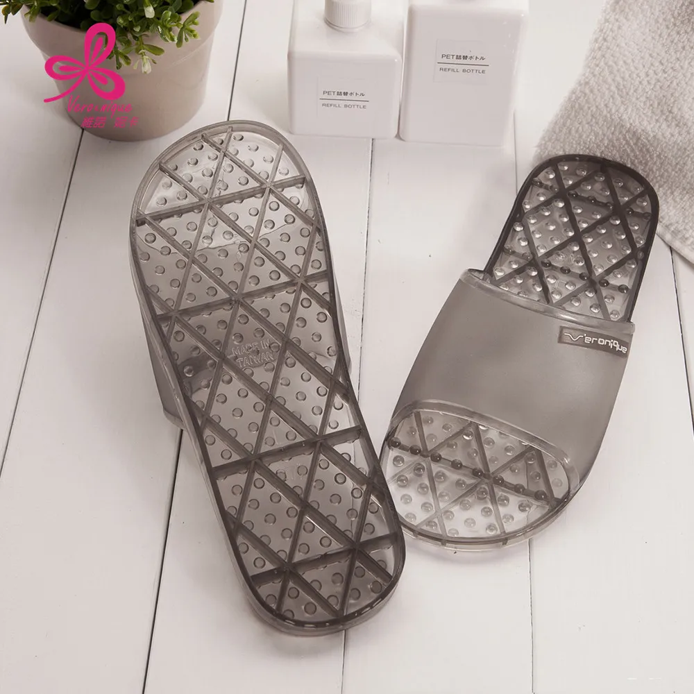 

Slipper Nika Bath Import Bathroom Vino Anti-slip Taiwan Quick-Dry Summer Hollow out Transparent Vino Men's Massage