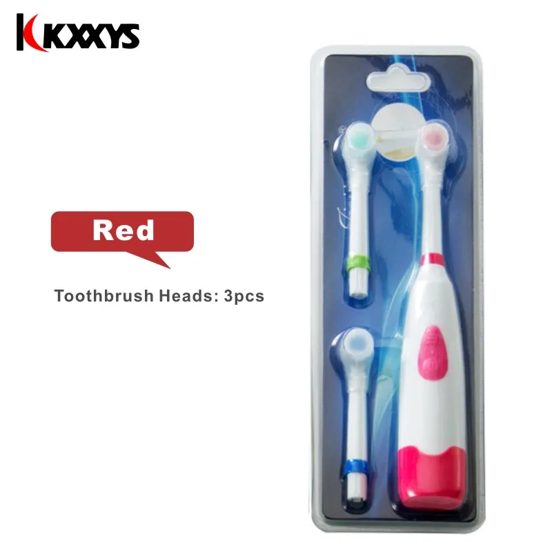 Spazzolino Da Denti Elettrico Carica USB Ricaricabile Spazzolini Lavabile Elettronico Sbiancamento Dei Denti Spazzola I Denti - Цвет: Red 1set