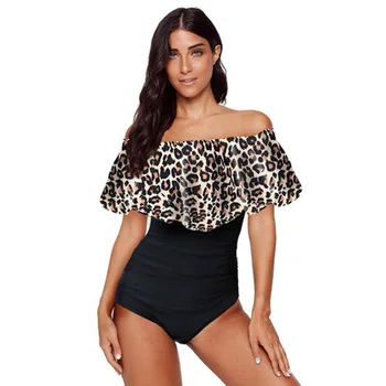 

Women Swimwear Swimming Suit Push Up Bikini Two Set Piece Bathing Suit Ruffle