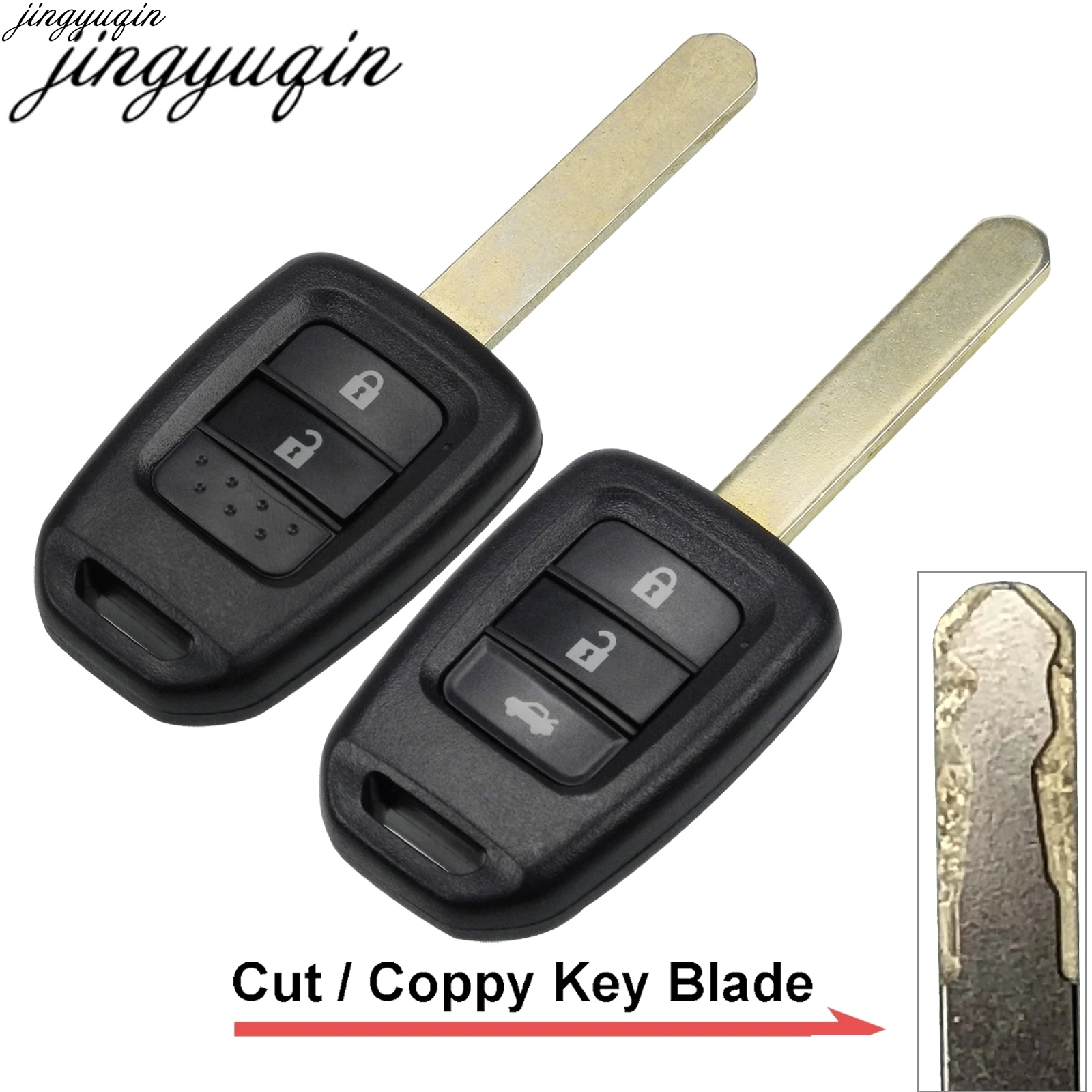 Bilchave для Honda Accord FIT XRV VEZEL городской Джаз CIVIC HRV Cut копия пустой 2/3 кнопки футляр