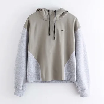 

Obrix Loose Sporty Female Hoodie Pockets Hooded Casual Streetwear Comfy Hoodie For Women