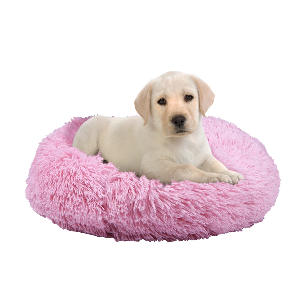 5 цветов круглая кровать для собаки кошки зимний теплый спальный лежак коврик для щенка питомника кровать для питомца 3D Форма удобная ультра мягкая