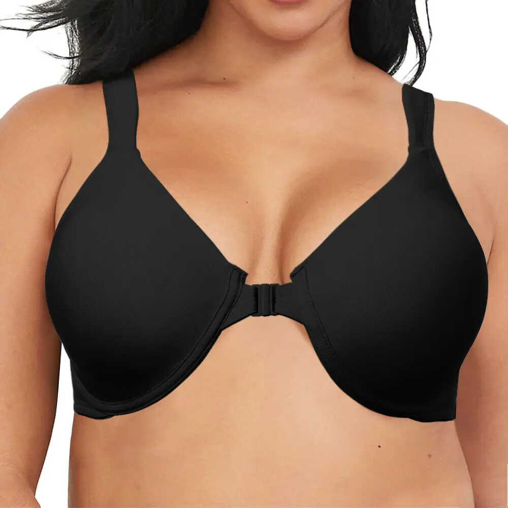 Big Front Closure Bra Sexy Lingerie Underwire Unlined Bras For