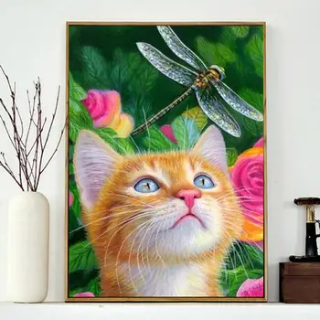 

5D DIY Full Drill Diamond Painting Cross Stitch Embroidery Rhinestones Home Animal Landscape Character Mosaic Kits