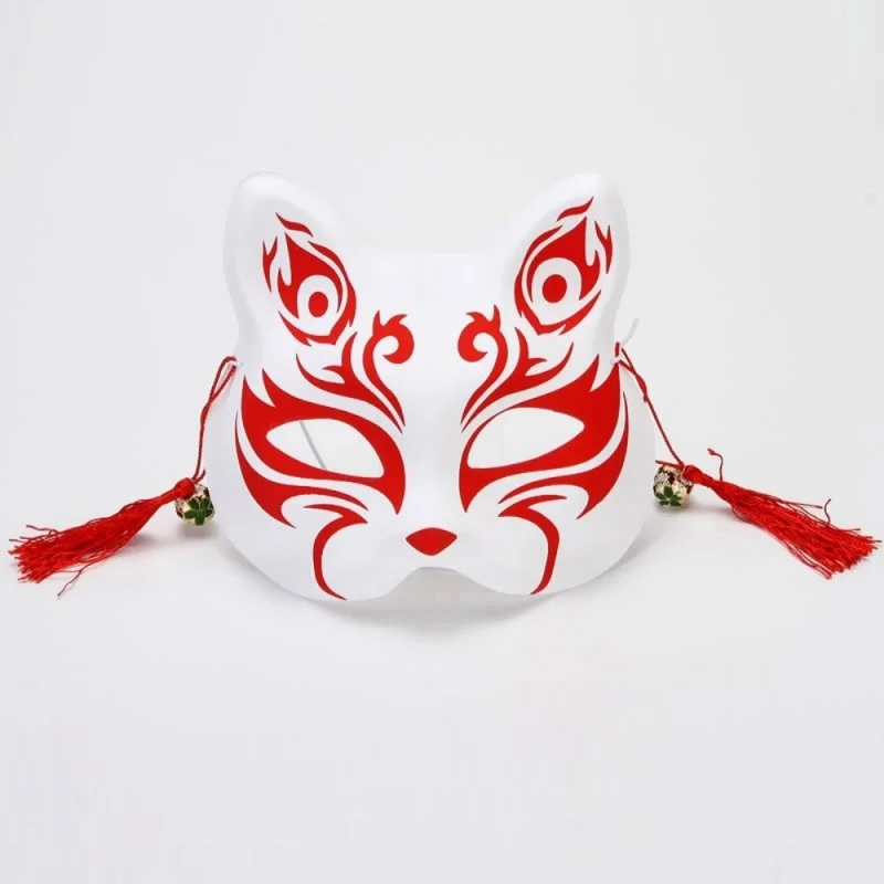Маска пеннивайза маска на пол-лица для Хэллоуина кошка аниме лиса темная маска косплей бальный костюм реквизит маскарадный наряд Танцевальная вечеринка маска - Цвет: E