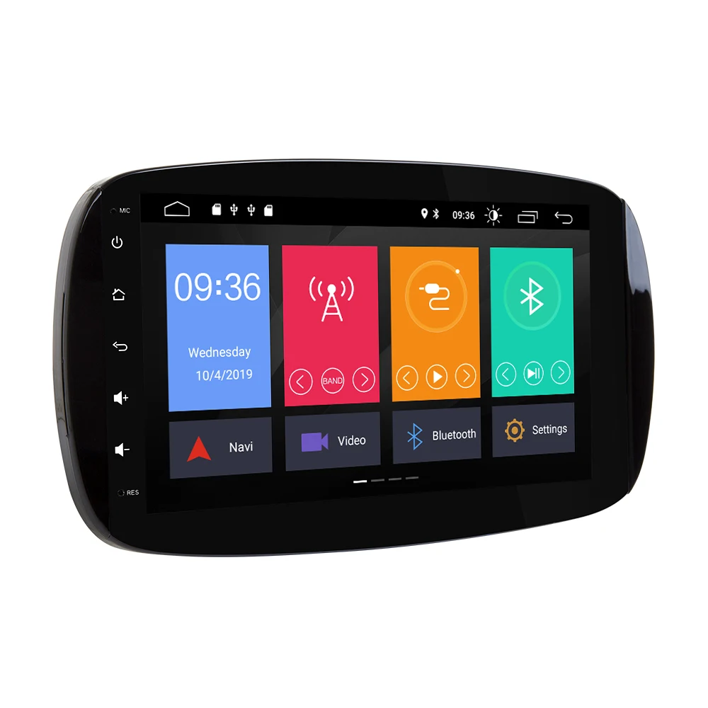 IPS DSP Android 10 Car multimedia Player For Mercedes/Benz Smart Fortwo 2016 2017 2018 Radio GPS Navigation stereo Audio JBL