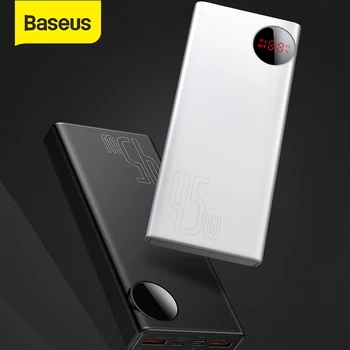 

Baseus 45W 20000mAh Power Bank USB Type C PD Fast Charging Powerbank For Smartphone Laptop Porable External Battery Charger