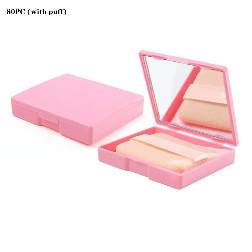pink 100 шт Портативные Масляные салфетки для ухода за кожей, листы, впитывающие бумажные салфетки для макияжа, инструменты для чистки лица - Цвет: pink
