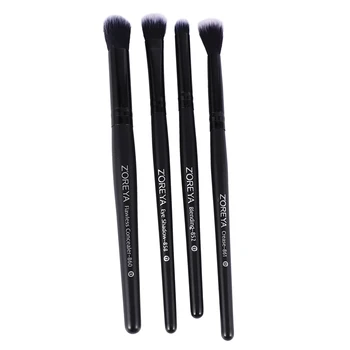 

Zoreya Brand 4Pcs Eye Shadow Makeup Brush Set Blending Cosmetic Brushes For Makeup Crease Concealer Make Up Tools