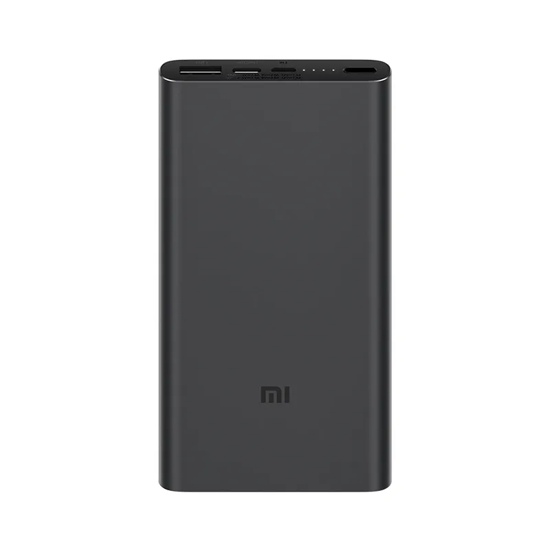  Xiaomi Power Bank 10000mAh 3 salidas USB duales 18W QC3.0 carga rápida para teléfono móvil carga rá