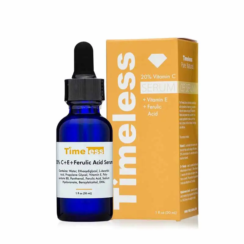 CEF 30ML Вечная 20% Витамин С+ е феруловая кислота сыворотка 1 унций антиоксидантное Отбеливание лица CEF сыворотка - Вес нетто: CEF 30ML