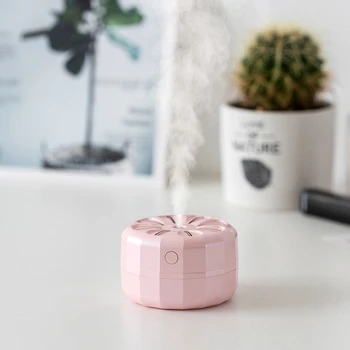 

New Car Portable Folding Humidifier Mini Ultrasonic Pulling Air Humidifier LED Night Light USB Aromatherapy Fogger Humidifiers