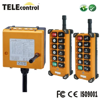 

F23-BB 10 single speed press button UTING electric multiple hoist crane industry radio remote controller with 2 transmitters
