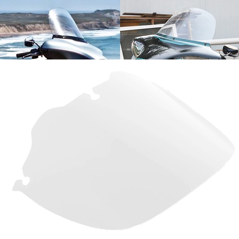 

13 inch Motorcycle Windshield Former Clear Windshield for Harley Touring Electra Glide FLHT 1996-2013