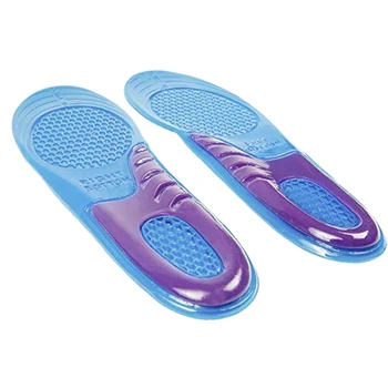 

1 Pair Cuttable Work Boots Gel Insoles Orthotic Arch Support Pads Shoe Inserts S/L Shock-absorbing High-elastic Insole