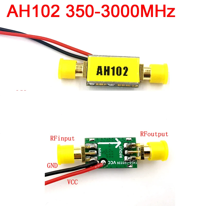 AH101 50-1500 МГц Средняя мощность Высокая линейность RF усилитель модуль