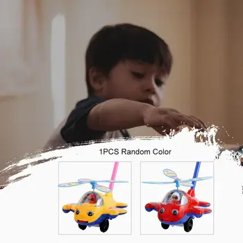 

Children'S Early Education Pushes The Blinking Plane Children'S Hand Pushes The Bell Airplane Toy Hand Pusher Puzzle Stall Toy