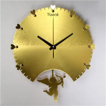 

Chinese Silent Watch Wall Clock Mechanical Home Vintage Home Decor Design Bathroom Creative Modern Design Wall Clock 2019 WKP414