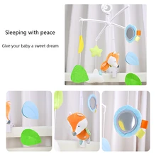 Hochets mobiles pour bébé, jouets avec musique, support de berceau carrousel, Mobile au lit, cloche de lit, jouets faits à la main pour nouveau nés