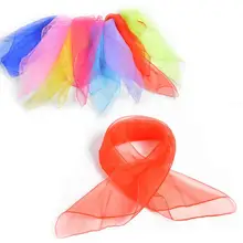 

Women Fashion Pure Candy Color Soft Chiffon Silk Neck Scarf Square Wrap Shawl