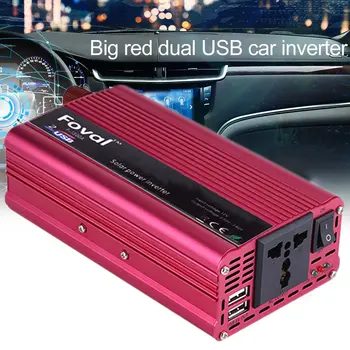 

1000W New Car Power Inverter DC12V To AC220V Dual USB Charger Converter Transformer High Converting Efficiency Converter