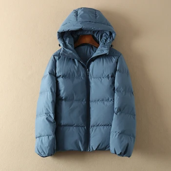 

Jacket 20% White Duck women Hooded Autumn Winter Puffer Coat Korean Womens Down Jackets Parka Kurtka Damska