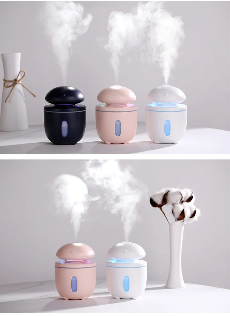 Large Mushroom Humidifier USB Portable Three-in-One Atomizer Creative Gifts Air Cleaner