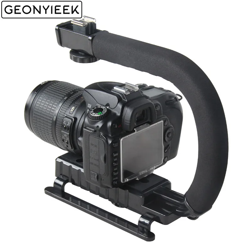 C образный держатель ручной стабилизатор для видеокамеры DSLR Nikon Canon Sony и легкий