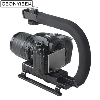 

C Shaped Holder Grip Video Handheld Stabilizer for DSLR Nikon Canon Sony Camera and Light Portable SLR Steadicam for Gopro